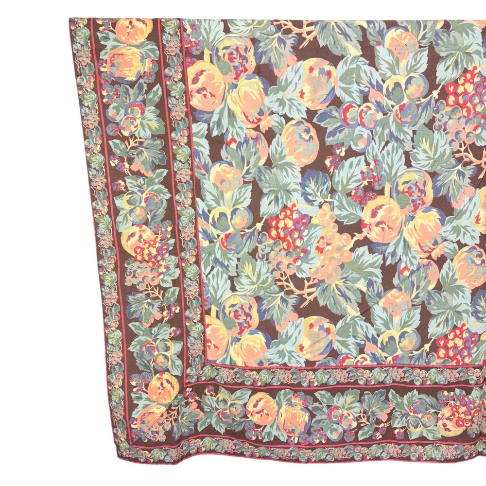April Cornell Marguerite Tablecloth Square 53" Fruit French Country Cottagecore - Picture 6 of 9